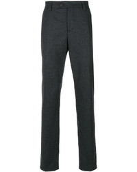 Мужские темно-серые шерстяные брюки от Brunello Cucinelli