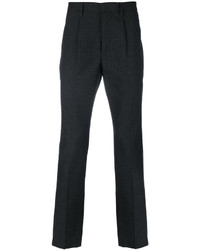 Мужские темно-серые шерстяные брюки от Dondup