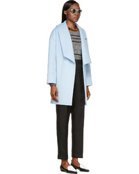 Женские темно-серые шерстяные брюки от Roksanda