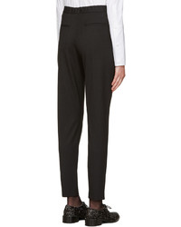 Женские темно-серые шерстяные брюки от Aalto