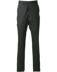 Мужские темно-серые шерстяные брюки от Officine Generale