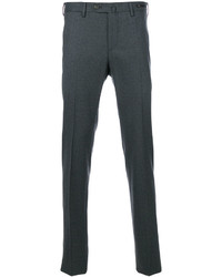 Мужские темно-серые шерстяные брюки от Pt01