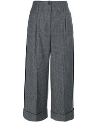 Женские темно-серые шерстяные брюки от Semi-Couture