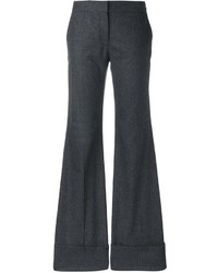 Женские темно-серые шерстяные брюки от Stella McCartney