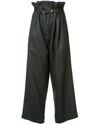 Женские темно-серые шерстяные брюки от Vivienne Westwood