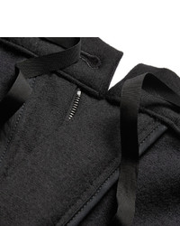 Мужские темно-серые шерстяные классические брюки от Lanvin