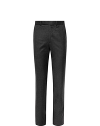 Мужские темно-серые шерстяные классические брюки от Ermenegildo Zegna