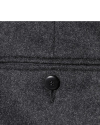 Мужские темно-серые шерстяные классические брюки от Façonnable