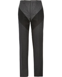Мужские темно-серые шерстяные классические брюки от Givenchy