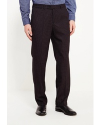 Мужские темно-серые шерстяные классические брюки от Marcello Gotti