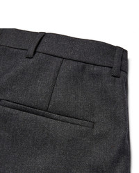 Мужские темно-серые шерстяные классические брюки от Acne Studios