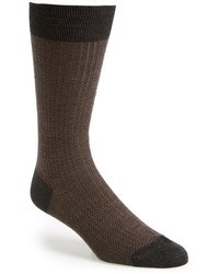 Темно-серые шерстяные носки
