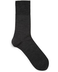 Мужские темно-серые шерстяные носки от Falke