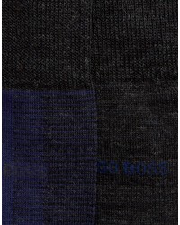 Мужские темно-серые шерстяные носки от Hugo Boss