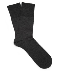Мужские темно-серые шерстяные носки от Falke