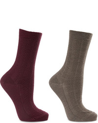 Женские темно-серые шерстяные носки от Falke