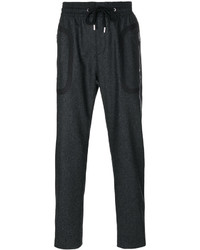 Мужские темно-серые шерстяные спортивные штаны от Givenchy