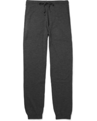 Мужские темно-серые шерстяные спортивные штаны от John Smedley