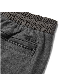 Мужские темно-серые шерстяные спортивные штаны от Burberry