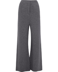 Темно-серые шерстяные широкие брюки от Stella McCartney