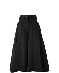 Темно-серые широкие брюки от Jamie Wei Huang