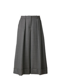 Темно-серые широкие брюки от Jil Sander Navy