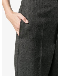 Темно-серые широкие брюки от Balenciaga