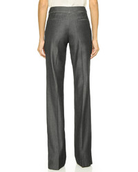 Темно-серые широкие брюки от Wes Gordon