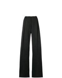 Темно-серые широкие брюки от Tomas Maier