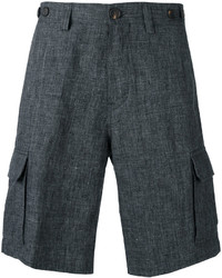 Мужские темно-серые шорты от Brunello Cucinelli