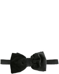 Мужской темно-серый бархатный галстук-бабочка от Dolce & Gabbana