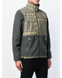 Мужской темно-серый бомбер с принтом от The North Face