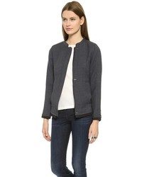 Женский темно-серый бомбер