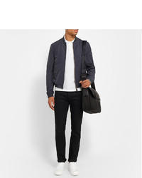 Мужской темно-серый бомбер от Burberry