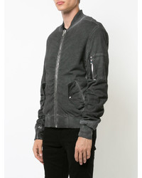 Мужской темно-серый бомбер от RtA