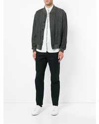 Мужской темно-серый бомбер от Comme Des Garçons Vintage