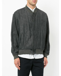 Мужской темно-серый бомбер от Comme Des Garçons Vintage