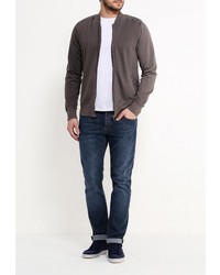 Мужской темно-серый бомбер от E-Bound