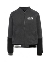 Женский темно-серый бомбер от Jennyfer