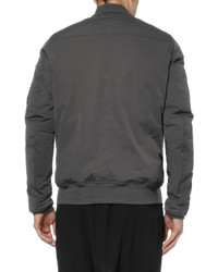 Мужской темно-серый бомбер от Rick Owens