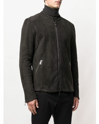 Мужской темно-серый бомбер от Giorgio Brato