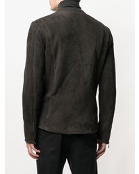 Мужской темно-серый бомбер от Giorgio Brato