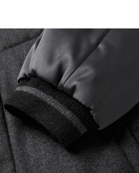 Мужской темно-серый бомбер от Lanvin