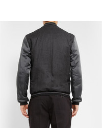 Мужской темно-серый бомбер от Lanvin