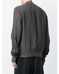 Мужской темно-серый бомбер от Lost & Found Rooms