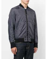 Мужской темно-серый бомбер от Diesel