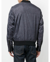 Мужской темно-серый бомбер от Diesel