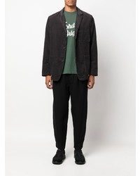 Мужской темно-серый вельветовый пиджак от Universal Works