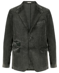 Мужской темно-серый вельветовый пиджак от Massimo Alba