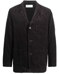 Мужской темно-серый вельветовый пиджак от Universal Works
